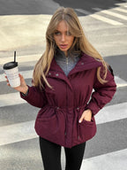 Mary Parka oversized con cintura ajustable