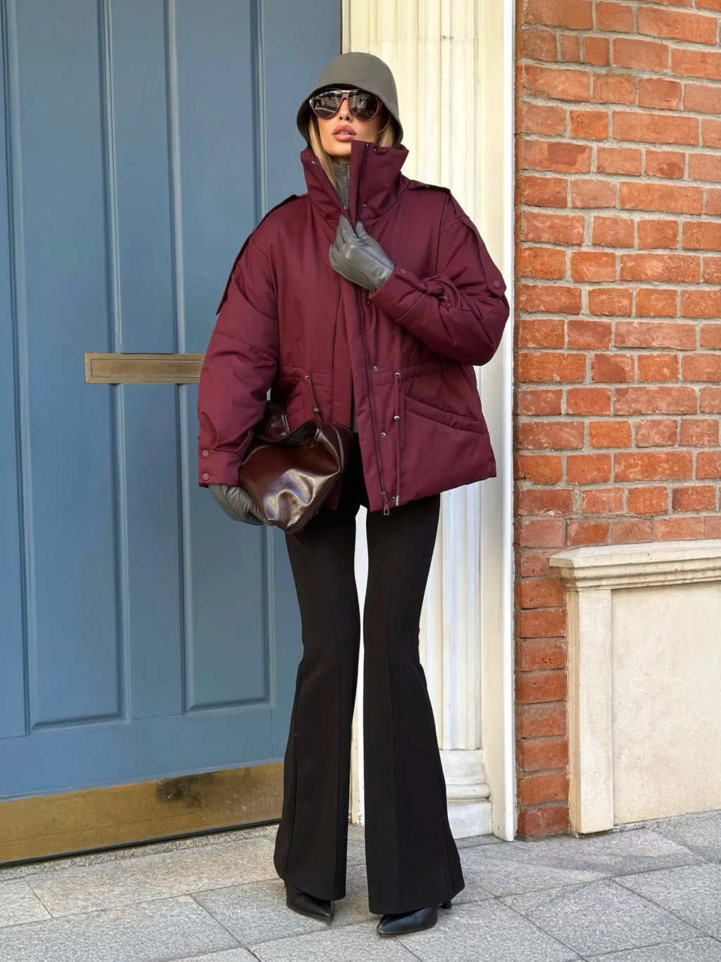 Mary Parka oversized con cintura ajustable