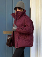 Mary Parka oversized con cintura ajustable