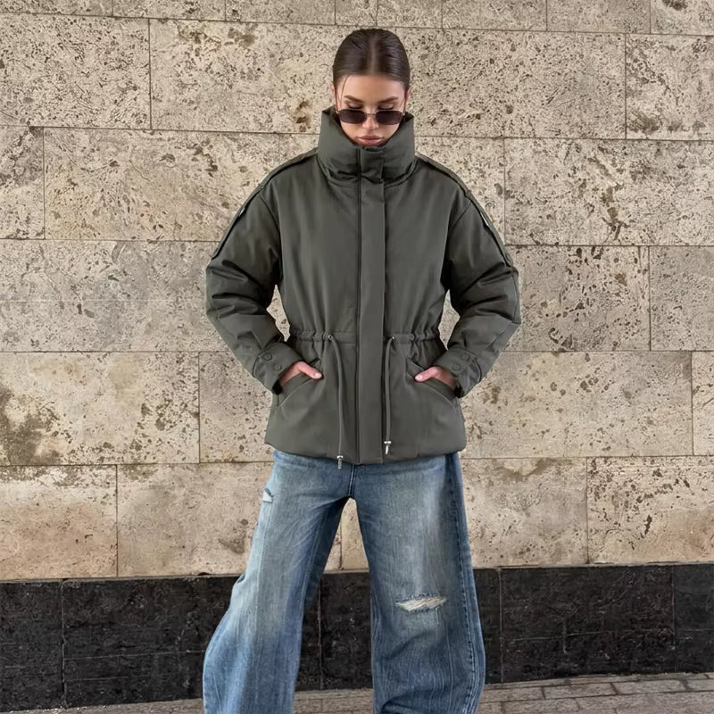 Mary Parka oversized con cintura ajustable
