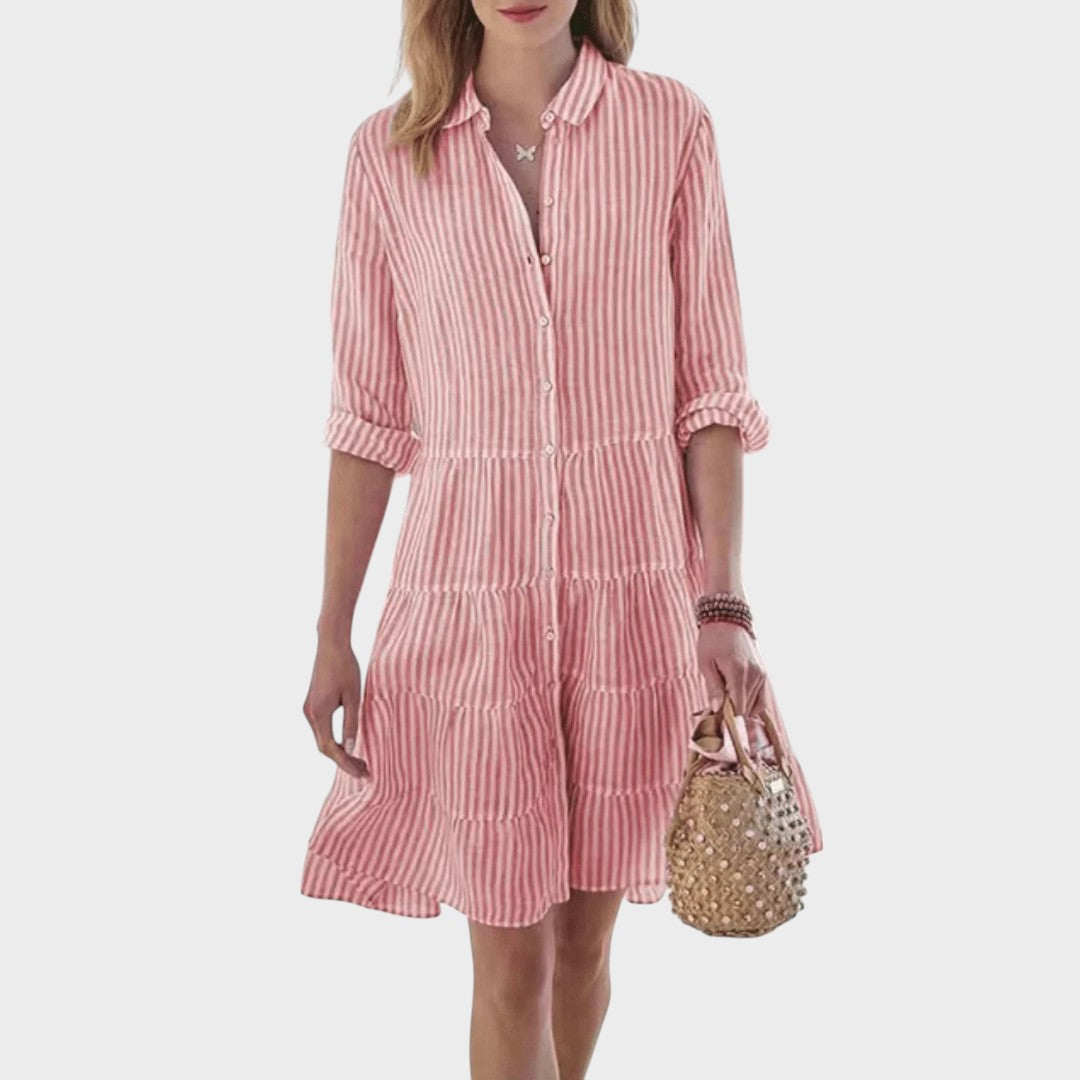 Lolita | Vestido de Rayas - OSMARA Fashion - vista 3