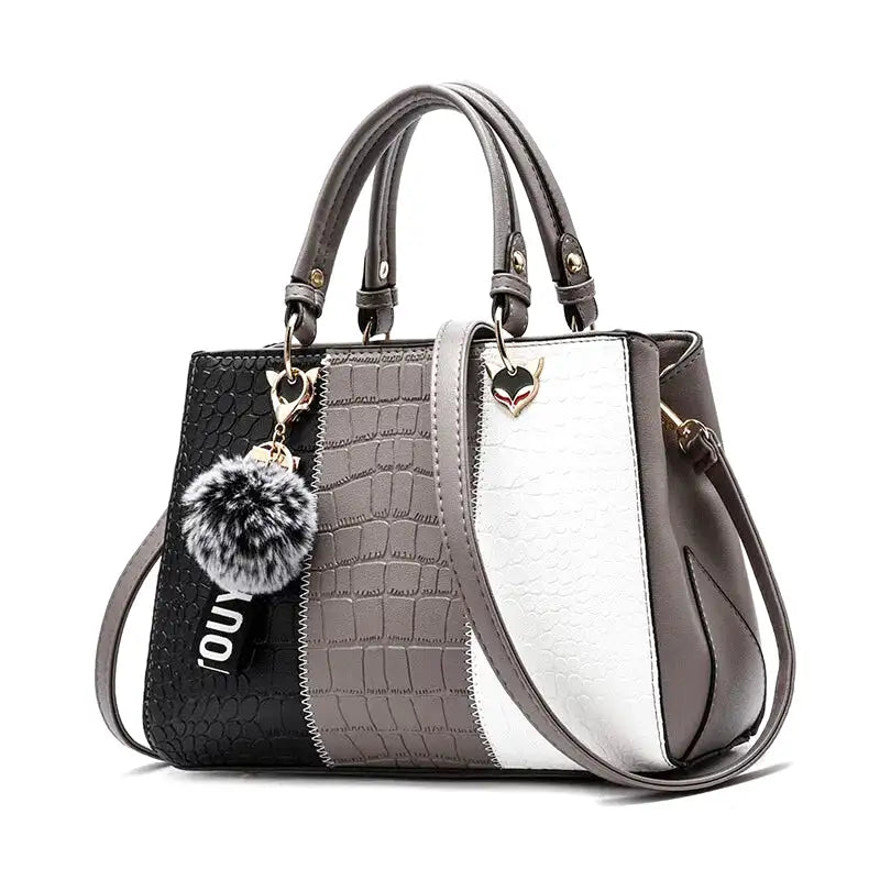 NEREIDA - Bolso Bandolera de Piel Efecto Cocodrilo