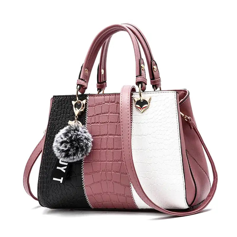 NEREIDA - Bolso Bandolera de Piel Efecto Cocodrilo