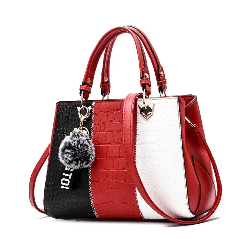 NEREIDA - Bolso Bandolera de Piel Efecto Cocodrilo