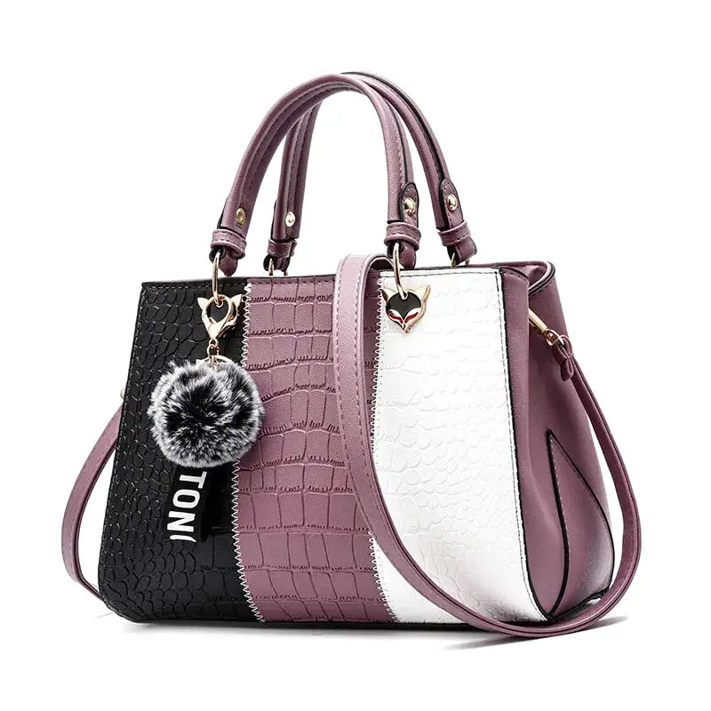 NEREIDA - Bolso Bandolera de Piel Efecto Cocodrilo
