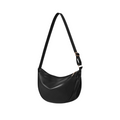 JENNY - Bolso Bandolera Media Luna de Lujo en Piel Lisa