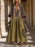 Katarina | Conjunto Bohemio de 2 Piezas con Estampado Artístico - OSMARA Fashion