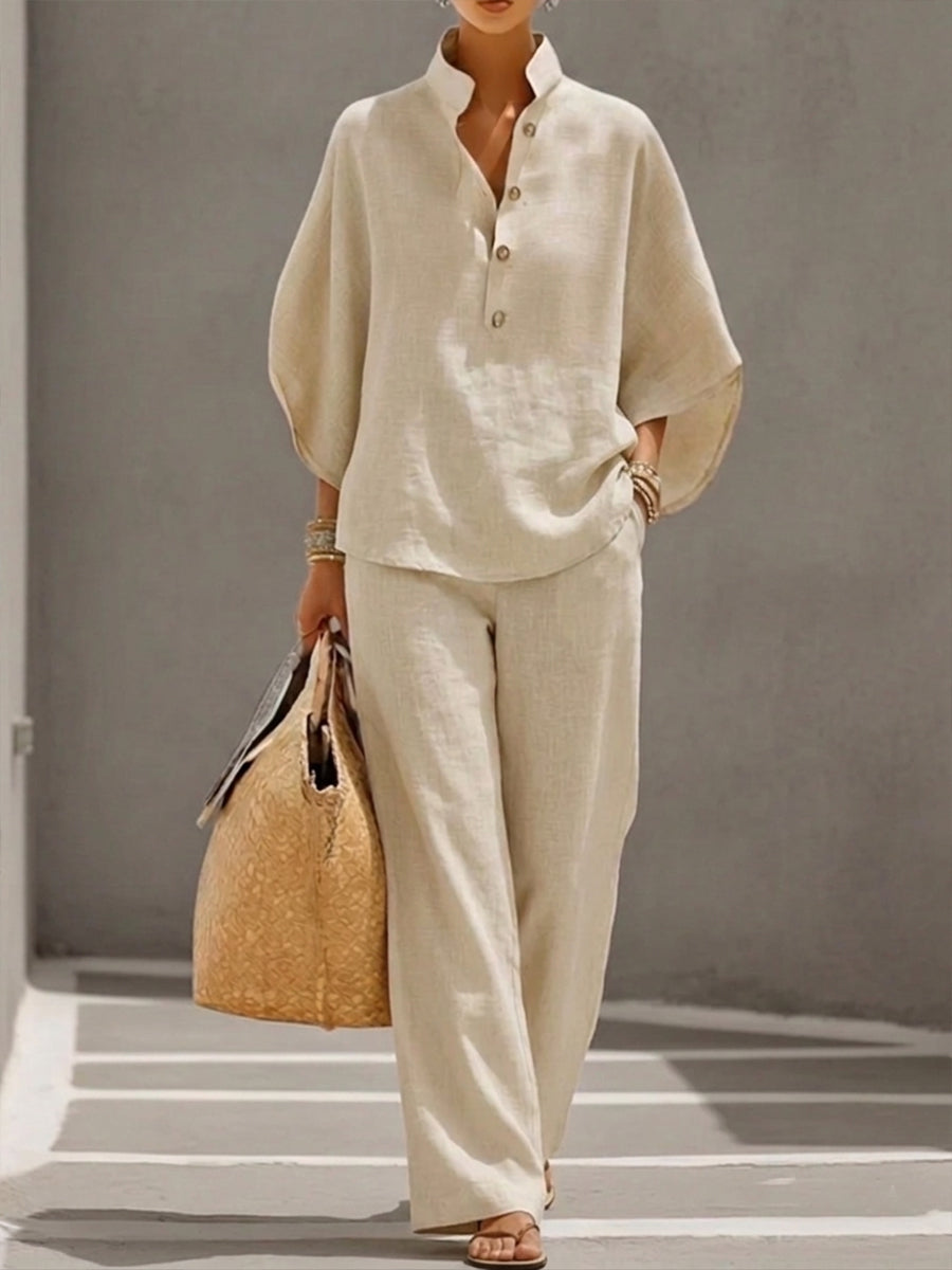 Astrid | Conjunto de Algodón y Lino - OSMARA Fashion - vista 4