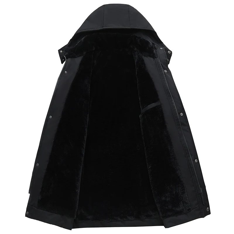 Parka Hombre - Invierno - Capucha Desmontable - Caliente