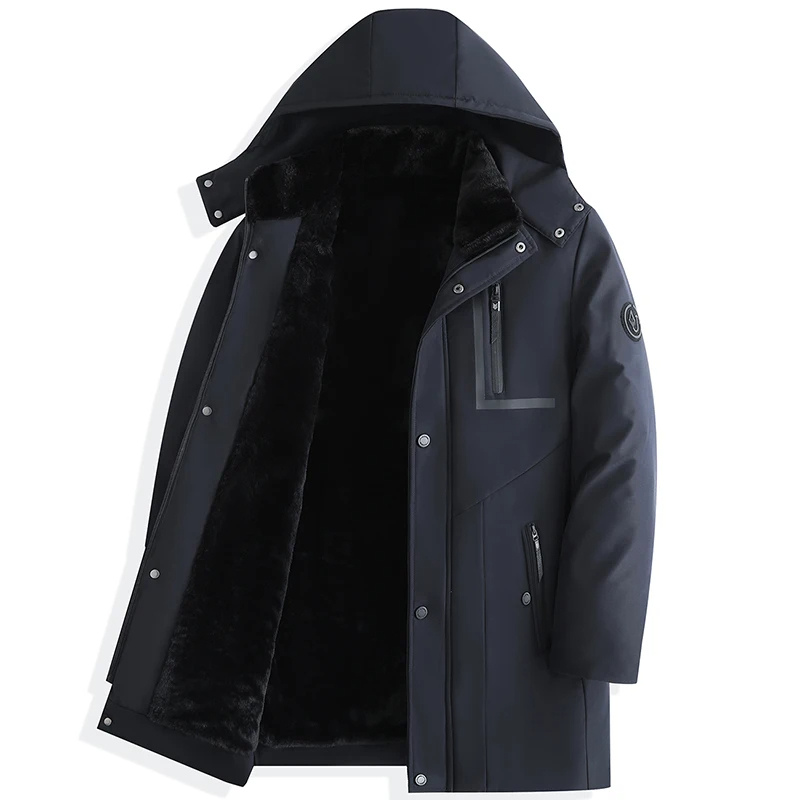 Parka Hombre - Invierno - Capucha Desmontable - Caliente
