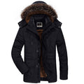 Parka impermeable para hombre con forro polar