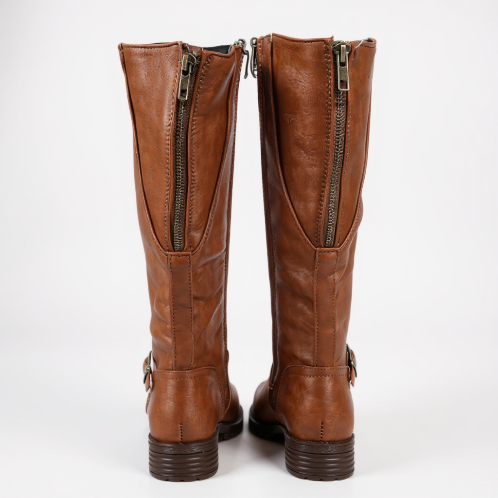 Spirit - Botas de Montar Negras Mujer de Hebilla Metálico