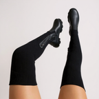 Janine - Botas de Montar Calcetín Negro Mujer Elástico