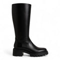 Dalyne - Botas de Montar Mujer Negras Lisos y Elegantes