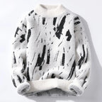 Suéter abstracto elegante para hombre - Comodidad moderna