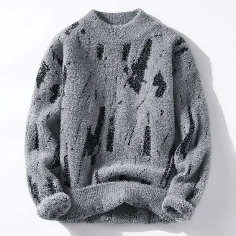 Suéter abstracto elegante para hombre - Comodidad moderna