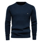 Jersey cálido de cuello alto para hombre - Confort invernal elegante