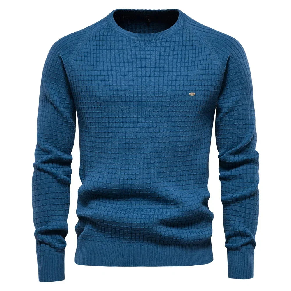 Jersey cálido de cuello alto para hombre - Confort invernal elegante
