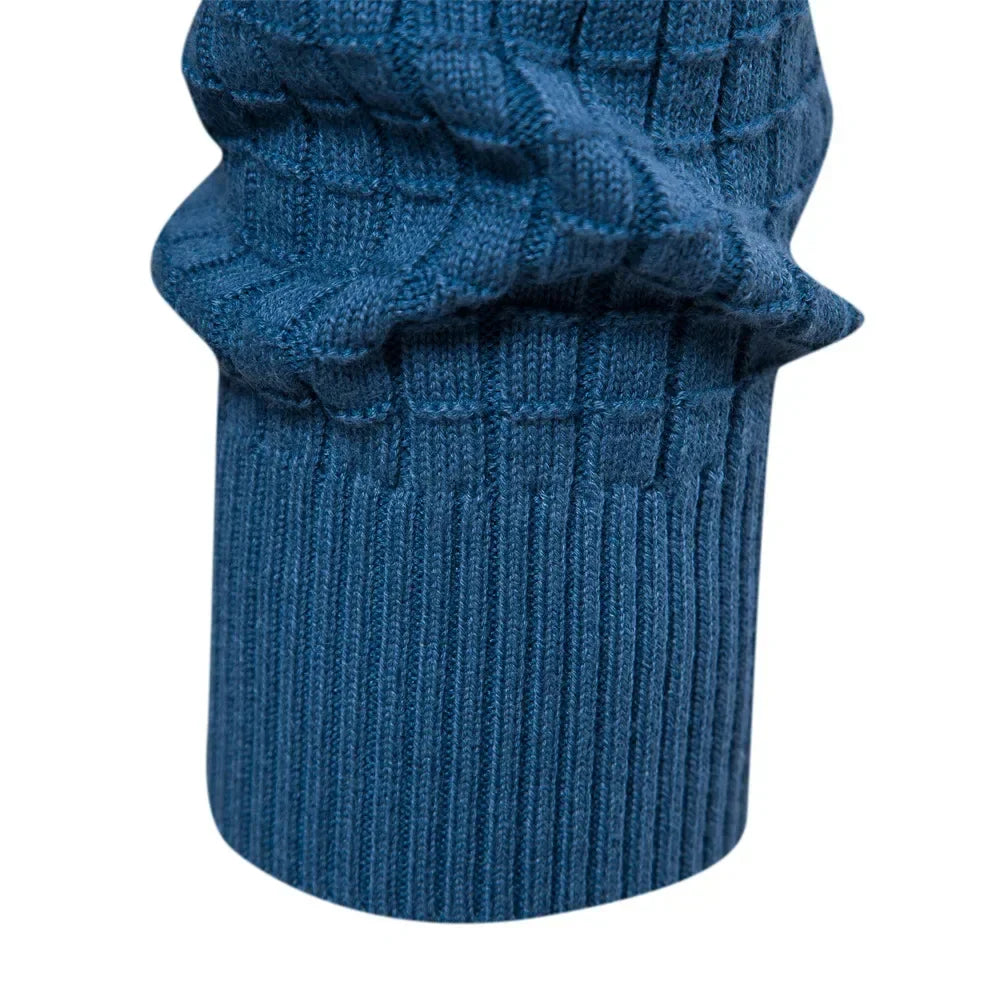 Jersey cálido de cuello alto para hombre - Confort invernal elegante