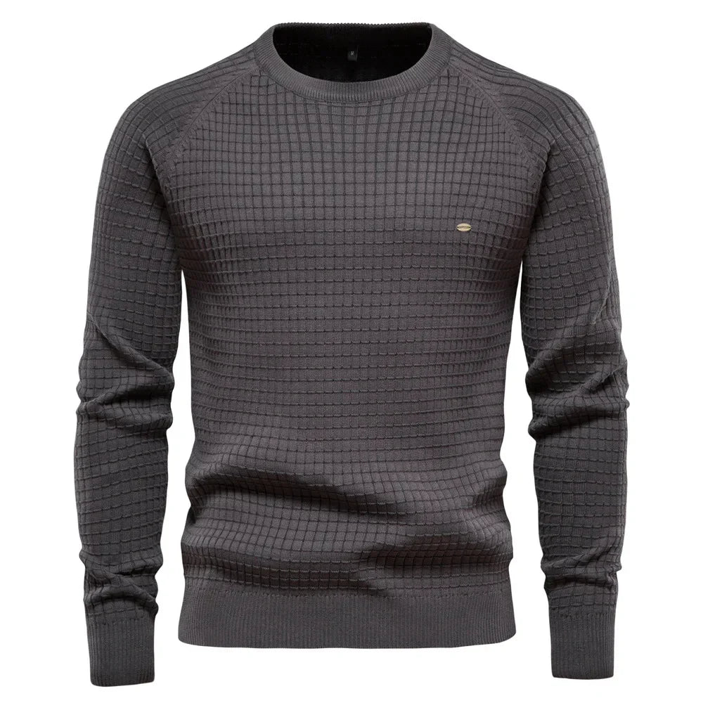 Jersey cálido de cuello alto para hombre - Confort invernal elegante
