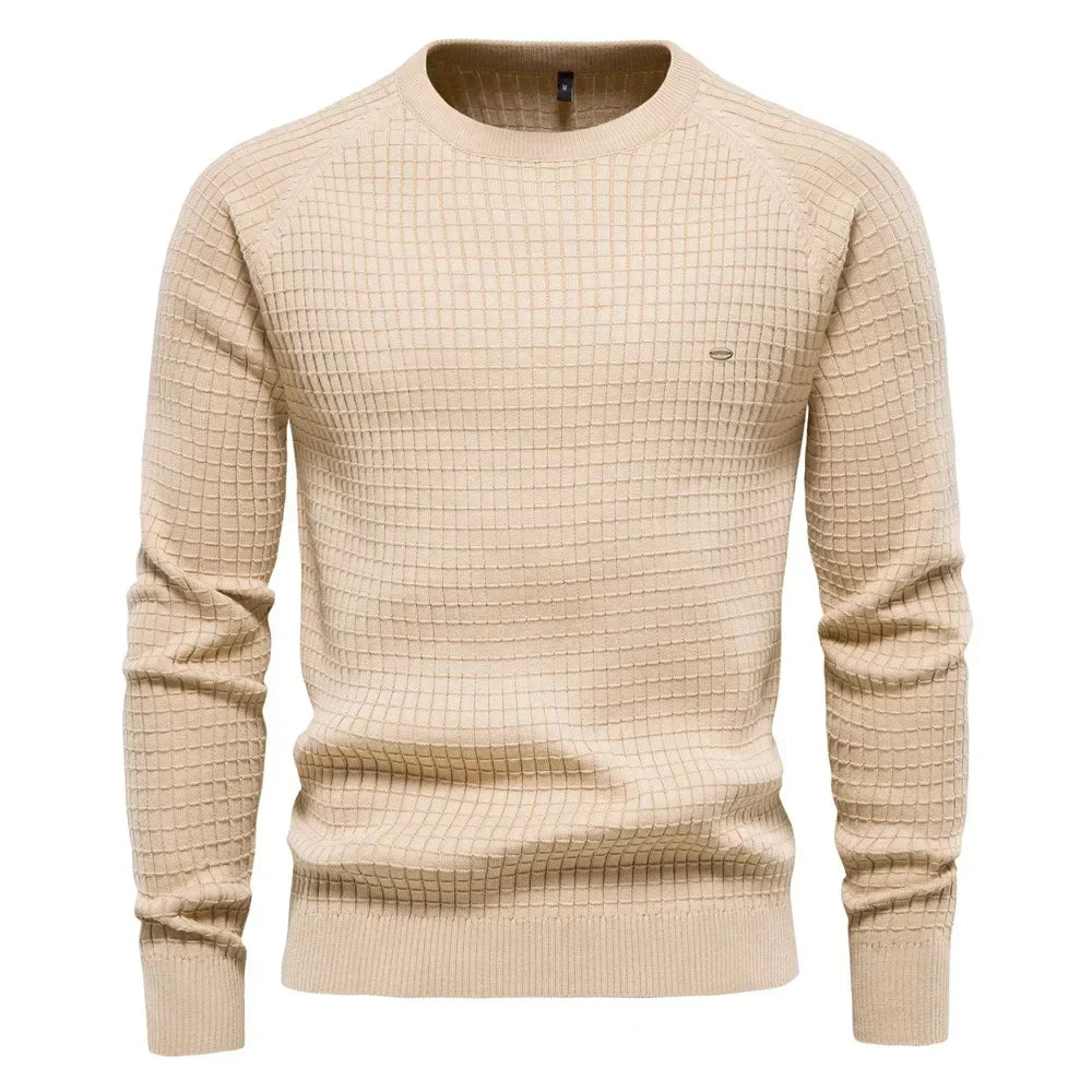 Jersey cálido de cuello alto para hombre - Confort invernal elegante