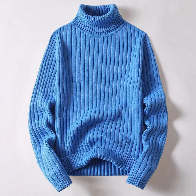 Suéter de cuello alto para hombre – Calidez y elegante estilo invernal