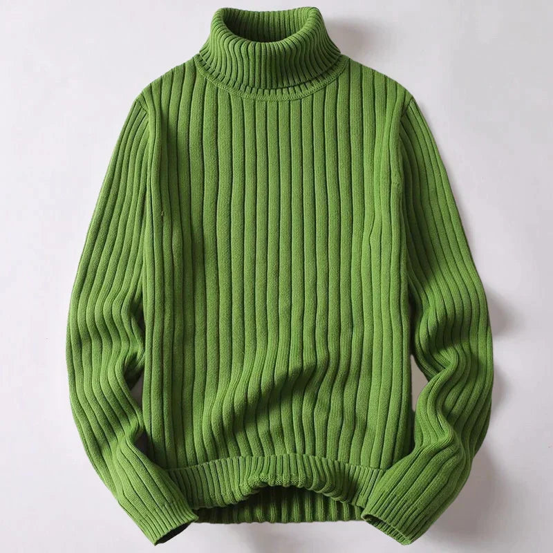 Suéter de cuello alto para hombre – Calidez y elegante estilo invernal