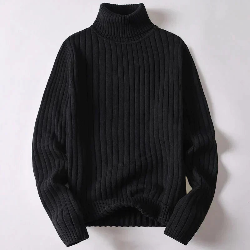 Suéter de cuello alto para hombre – Calidez y elegante estilo invernal
