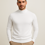 Jersey de cuello alto para hombre Leonardo – Estilo moderno y confort elegante