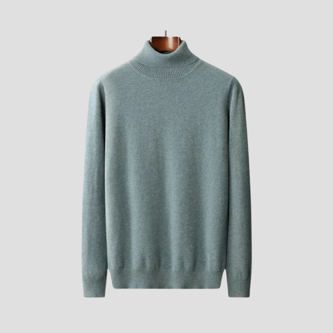 Jersey de cuello alto para hombre, elegancia y comodidad