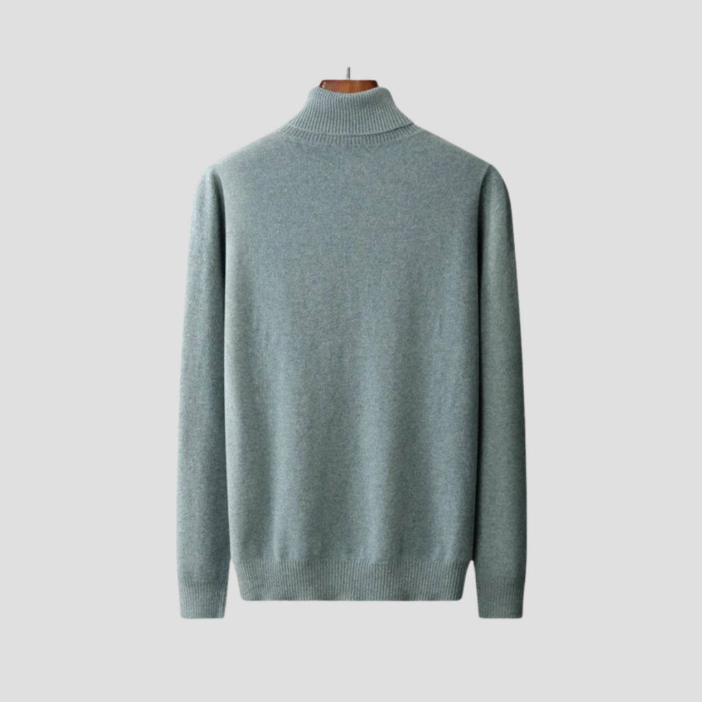 Jersey de cuello alto para hombre, elegancia y comodidad
