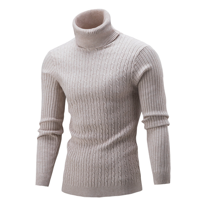 Jersey de cuello alto para hombre - Oliver | Calor y elegancia