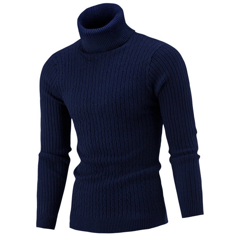 Jersey de cuello alto para hombre - Oliver | Calor y elegancia