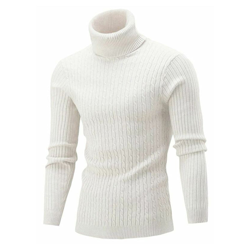 Jersey de cuello alto para hombre - Oliver | Calor y elegancia