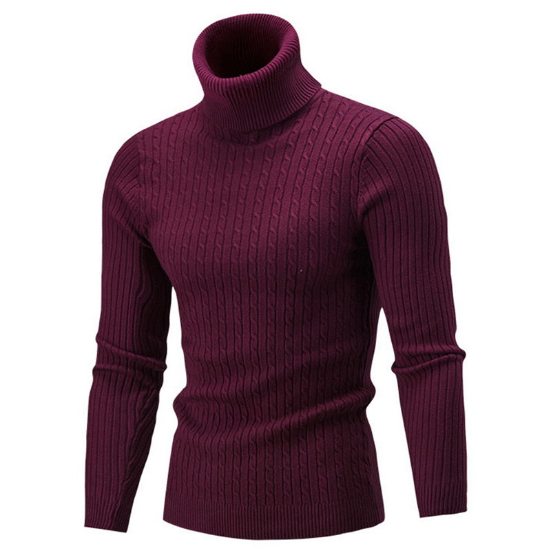 Jersey de cuello alto para hombre - Oliver | Calor y elegancia