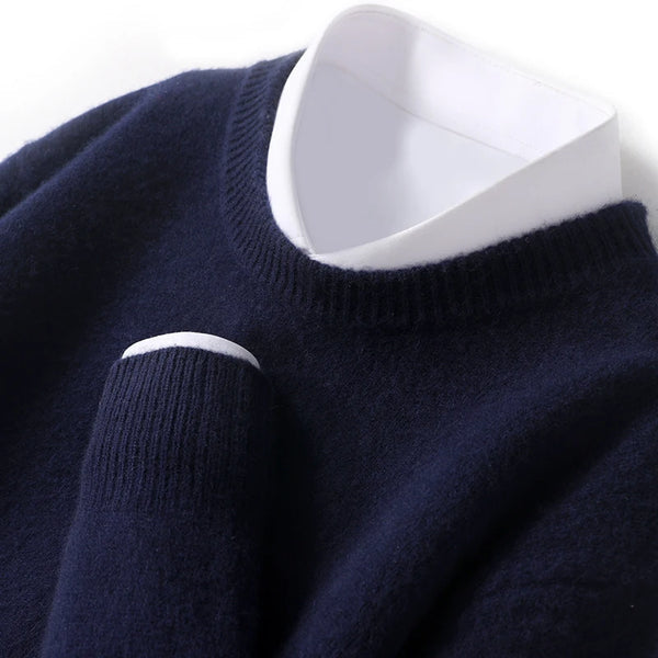 Pull Hombre Cuello Doble - Elegante y Moderno