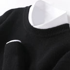 Pull Hombre Cuello Doble - Elegante y Moderno