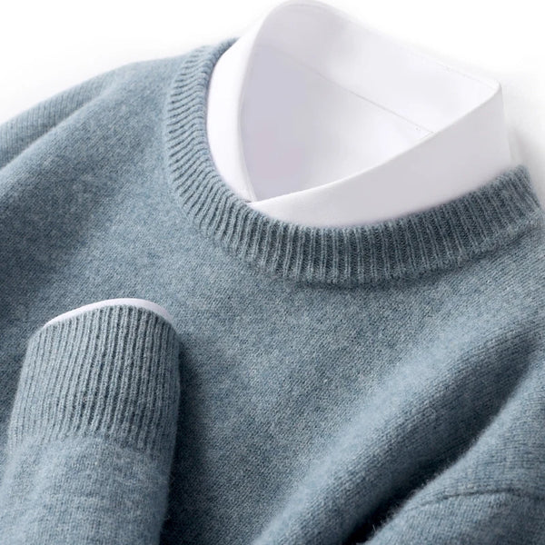 Pull Hombre Cuello Doble - Elegante y Moderno