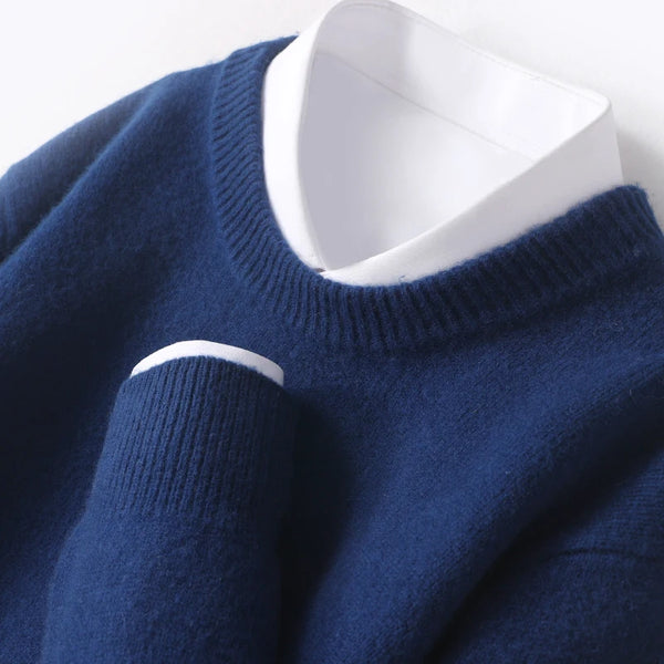 Pull Hombre Cuello Doble - Elegante y Moderno