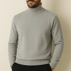 Suéter elegante de cuello alto para hombre – Calidez y confort atemporales