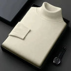 Suéter elegante de cuello alto para hombre – Calidez y confort atemporales