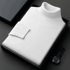 Suéter elegante de cuello alto para hombre – Calidez y confort atemporales