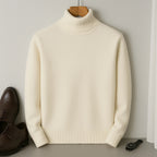 Suéter elegante de cuello alto para hombre – Calidez y confort atemporales