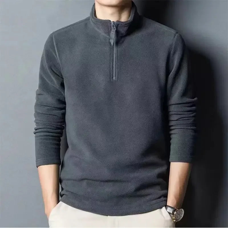 Jersey de Media Cremallera para Hombre - Cálido y Cómodo