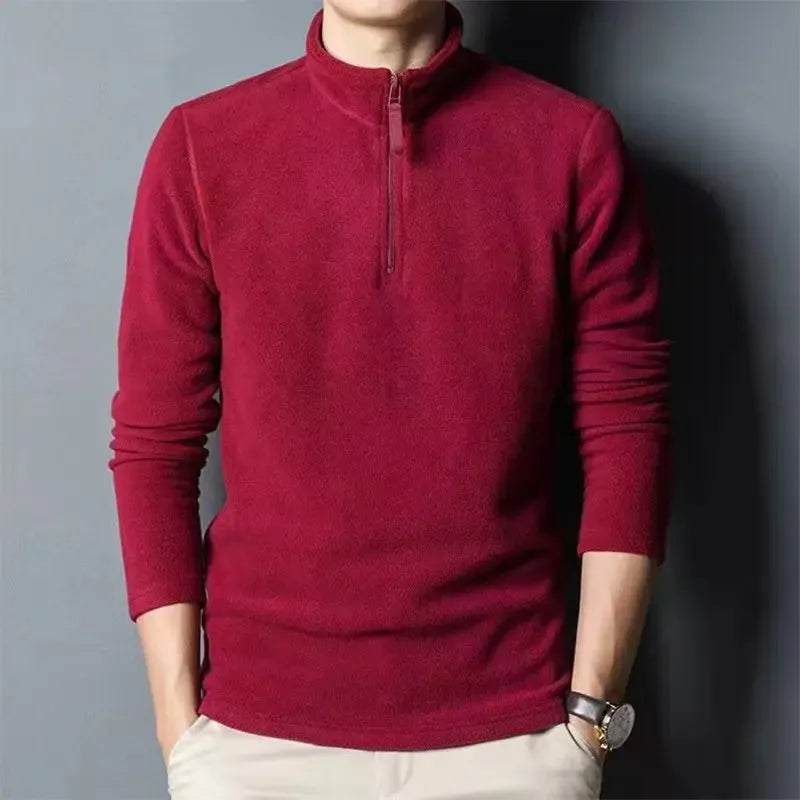 Jersey de Media Cremallera para Hombre - Cálido y Cómodo