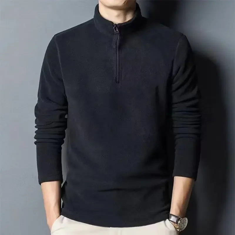 Jersey de Media Cremallera para Hombre - Cálido y Cómodo