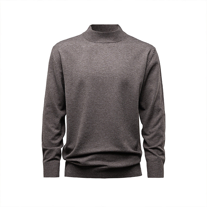 Suéter de hombre elegante con cuello recto Lenox
