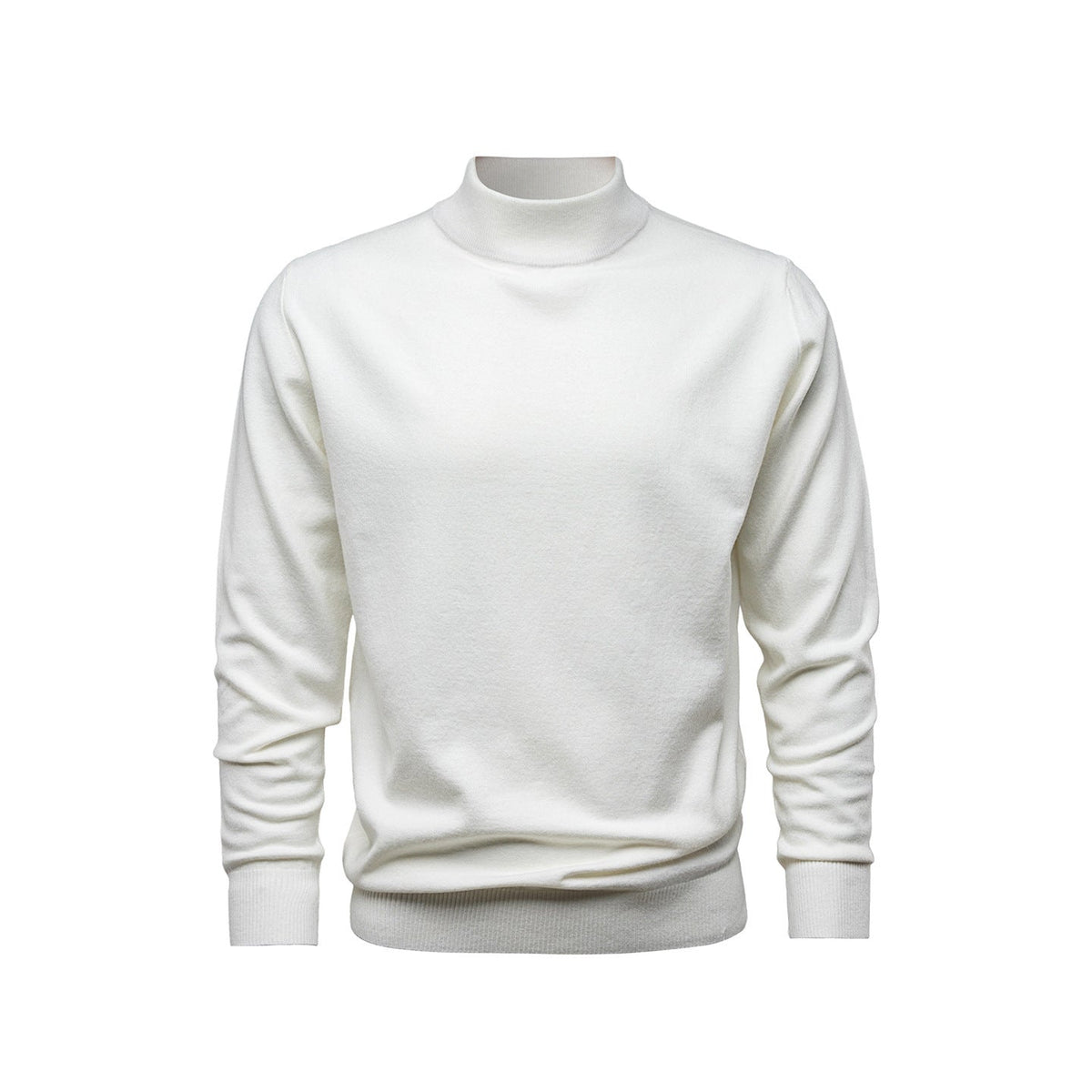 Suéter de hombre elegante con cuello recto Lenox