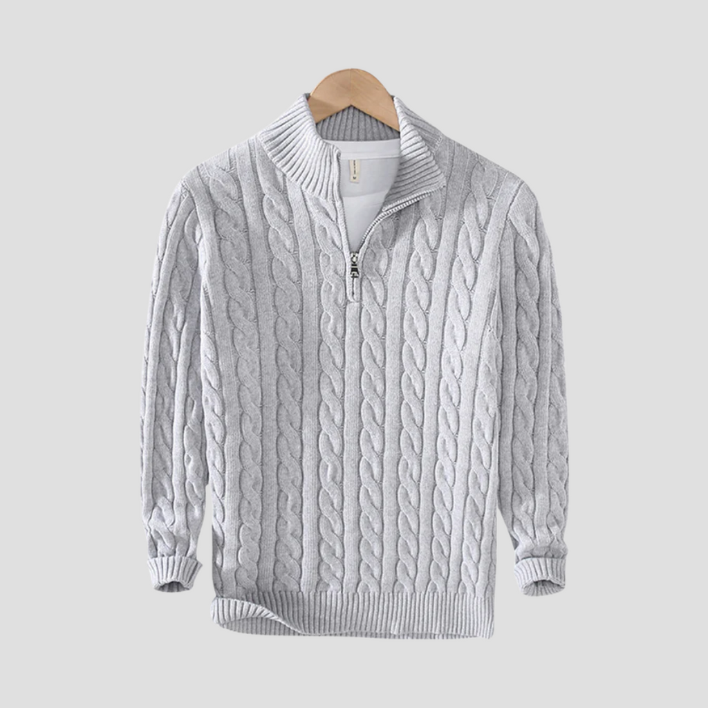 Pull Hombre Clásico - Punto Trenzado | Elegancia Atemporal