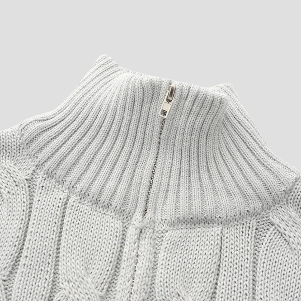 Pull Hombre Clásico - Punto Trenzado | Elegancia Atemporal